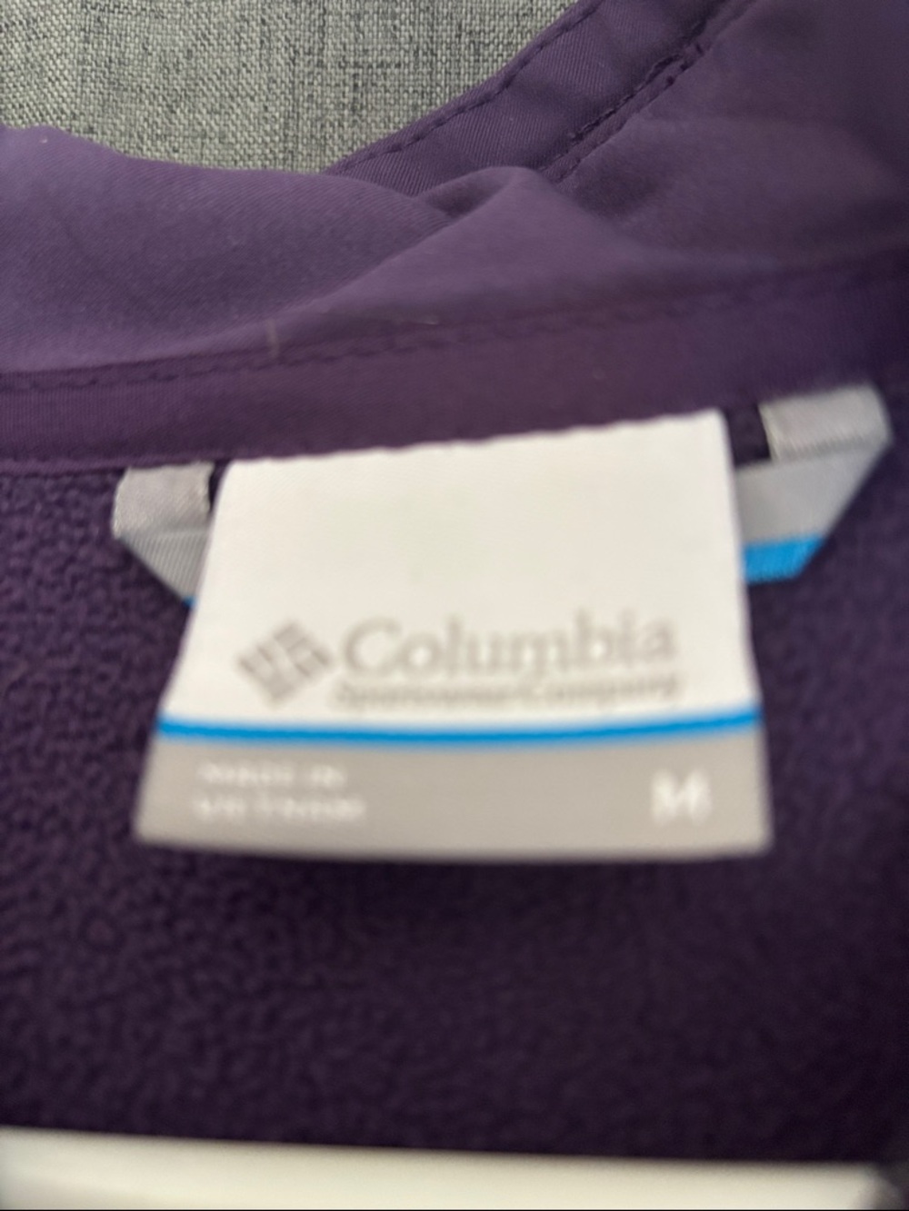 Columbia Purple Full-Zip Softshell Jacket - Picture 2 of 2